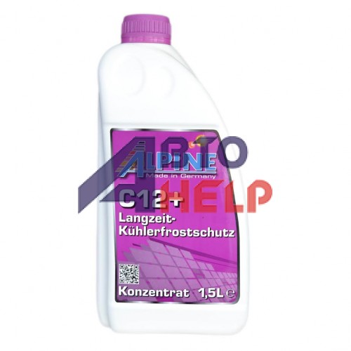 Антифриз ALPINE C12+ Langzeitkuhlerfrostschutz концентрат фиолетовый (1,5л)