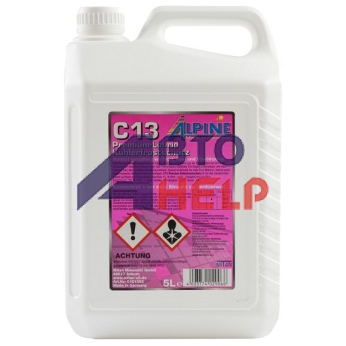 Антифриз ALPINE C13 Kuhlerfrostschutz  Premium концентрат фиолетовый (5л)