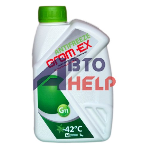 Антифриз GROM-EX G11 -42°C зеленый (1л)