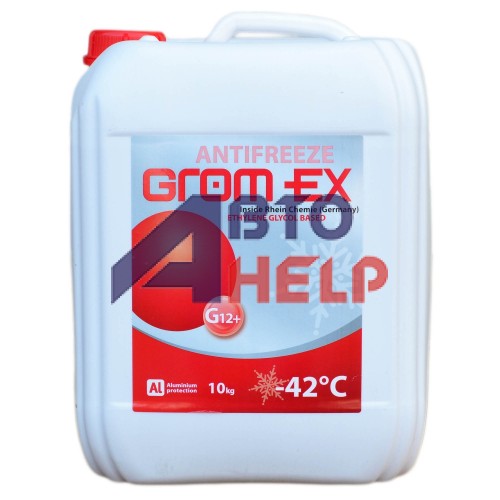 Антифриз GROM-EX G12+ -42°C красный (10л)