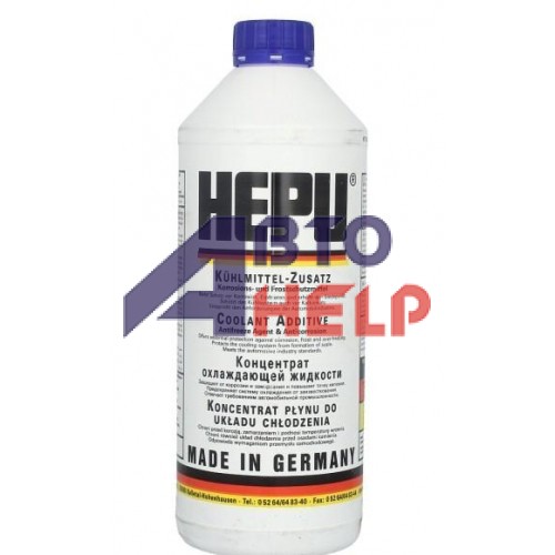Антифриз HEPU G11 концентрат -80° синий (P999) (1,5л)
