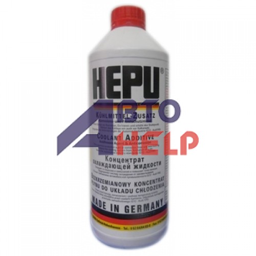 Антифриз HEPU G12 концентрат -80° красный (P999 G12) (1,5л)