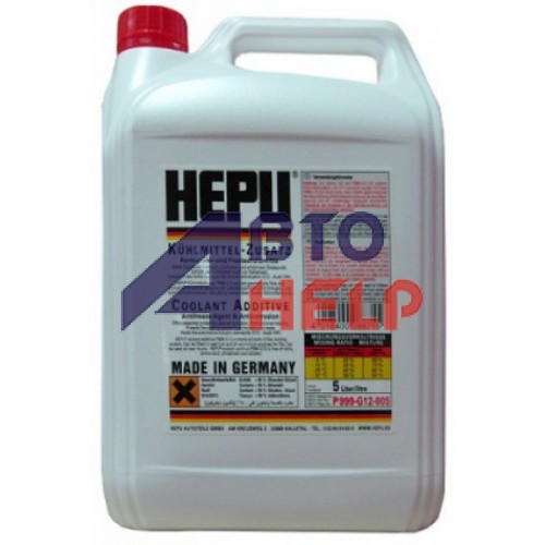 Антифриз HEPU G12 концентрат -80° красный (P999 G12 005) (5л)