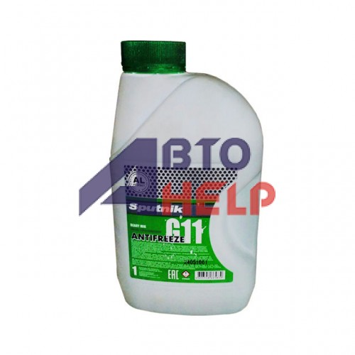 Антифриз SPUTNIK G11 A-40 ready-mix -30°C зеленый (1л)