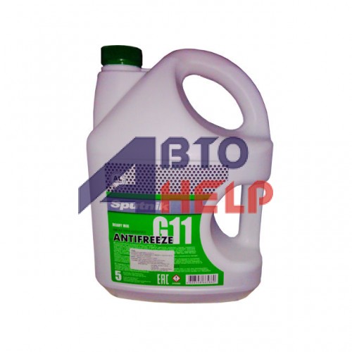 Антифриз SPUTNIK G11 A-40 ready-mix -30°C зеленый (5л)