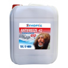 Антифриз Synoptic G12 -42 Snowstorm -38°C красный (10л)