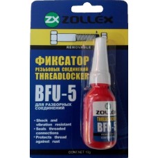 Фиксатор резьбы Zollex Threadlocker для разборных соединеный синий (BFU-5) (10г)