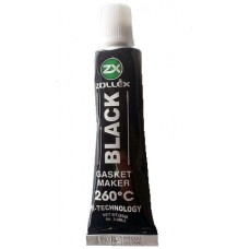 Герметик прокладки Zollex Gasket Maker Black 260°C черный (3-bl) (25г)