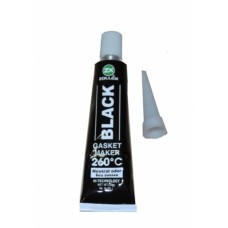 Герметик прокладки Zollex Black Gasket Maker Premium 260°C черный (9-bl)(25г)