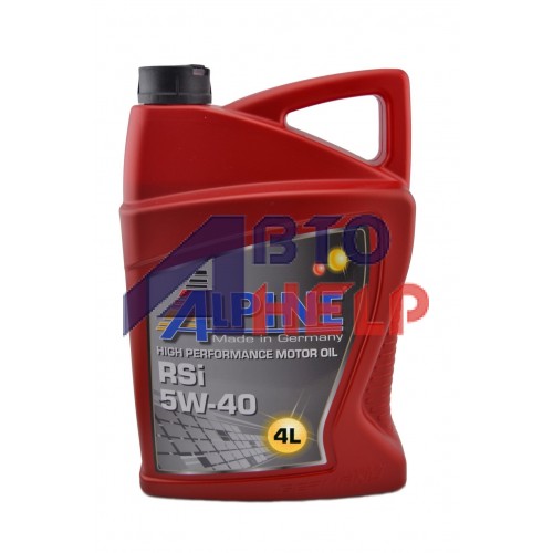 Автомобильное моторное масло Alpine RSi 5W-40 4л