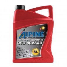Автомобильное моторное масло Alpine 10W-40 RSD 5л