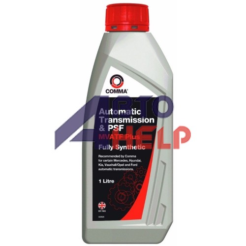 Масло трансмиссионное COMMA Automatic Transmission & PSF MVATF Plus 1л