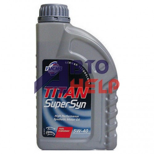 Автомобильное моторное масло FUCHS TITAN SUPERSYN 5W-40 1л