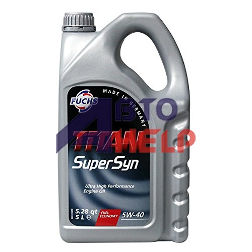 Автомобильное моторное масло FUCHS TITAN SUPERSYN 5W-40 5л