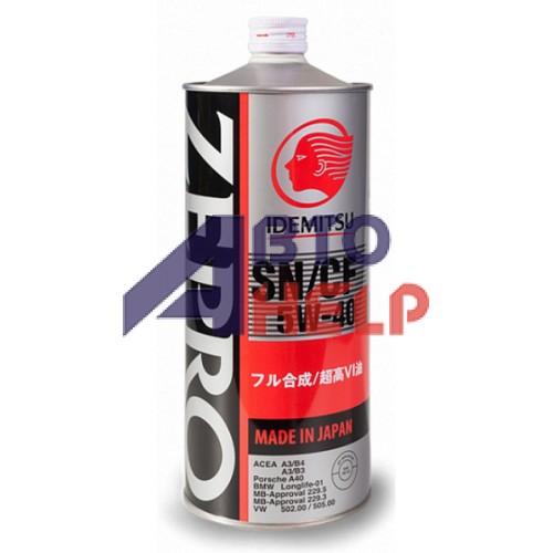 Автомобильное моторное масло IDEMITSU ZEPRO Euro Spec 5W-40 1л
