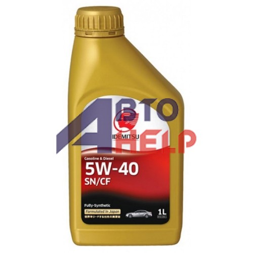 Автомобильное моторное масло IDEMITSU 5W-40 1л