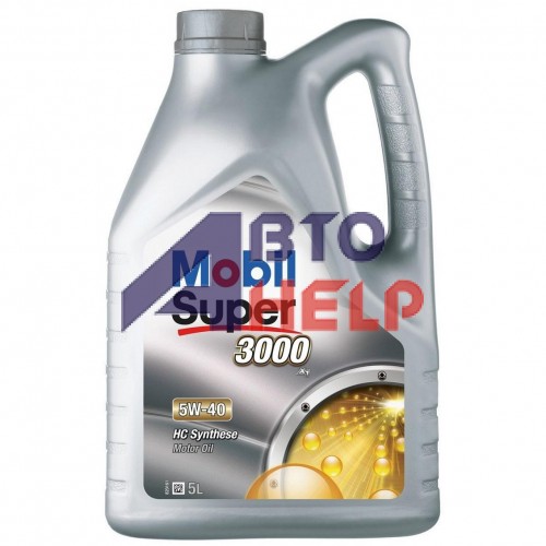 Автомобильное моторное масло Mobil Super 3000 EU 5W-40 5л