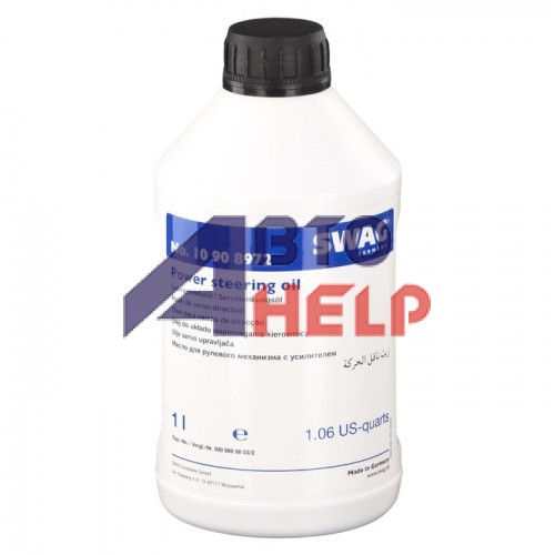 Масло трансмиссионное SWAG Power Steering Fluid желтое для гидроусилителя руля 10908972 1л