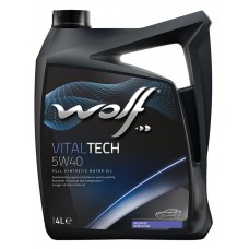 Автомобильное моторное масло WOLF VITALTECH 5W-40 4л 8311192