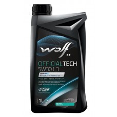 Автомобильное моторное масло WOLF OFFICIALTECH C3 5W-30 1л 8308017