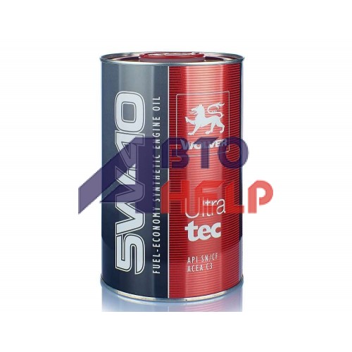 Автомобильное моторное масло WOLVER Ultratec 5W-40 1л