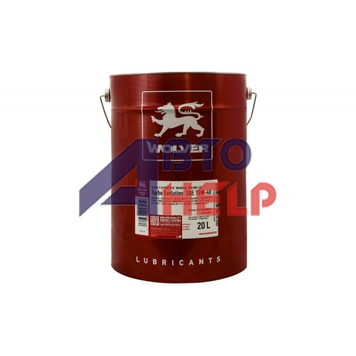 Автомобильное моторное масло WOLVER Turbo Evolution 15W-40 20л