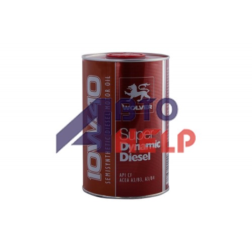 Автомобильное моторное масло WOLVER Super Dynamic Diesel 10W-40 1л