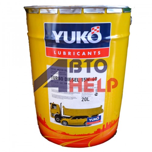 Автомобильное моторное масло YUKO TURBO DIESEL 15W-40 20л