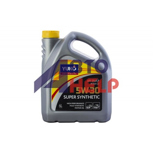 Автомобильное моторное масло YUKO SUPER SYNTHETIC 5W-30 4л