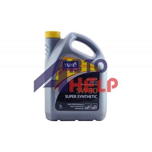 Автомобильное моторное масло YUKO SUPER SYNTHETIC 5W-30 5л
