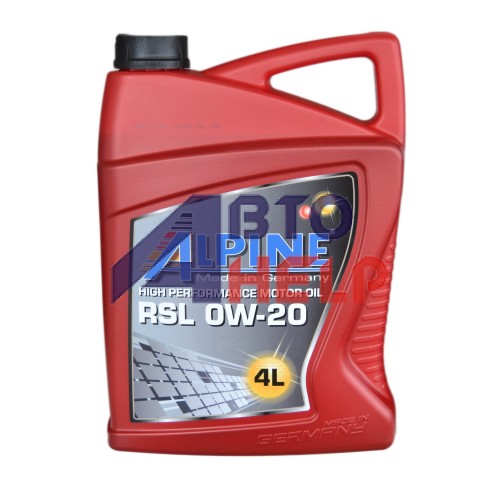 Масло моторное Alpine RSL 0W-20 (4л)