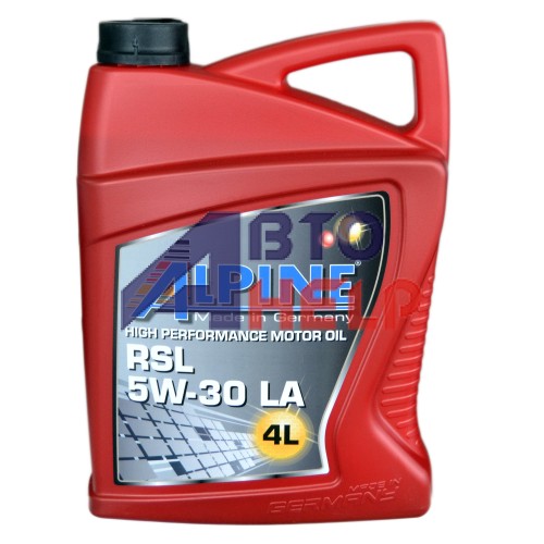 Масло моторное Alpine RSL LA 5W-30 (4л)