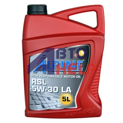 Масло моторное Alpine RSL LA 5W-30 (5л)