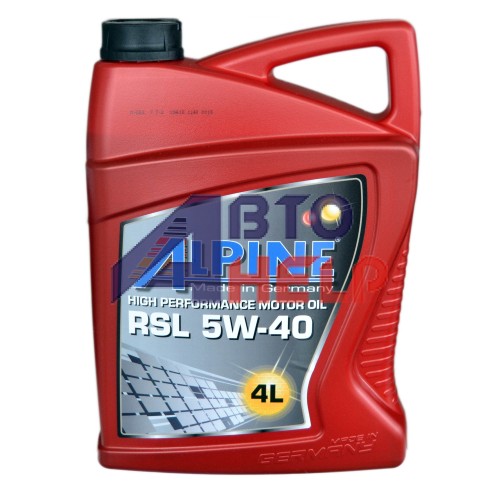 Масло моторное Alpine RSL 5W-40 (4л)