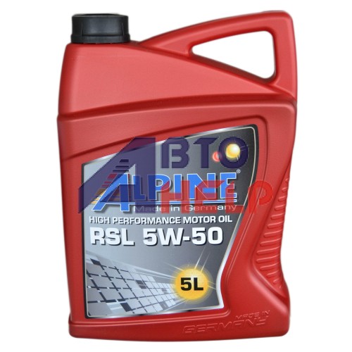 Масло моторное Alpine RSL 5W-50 (5л)