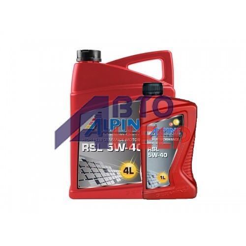 Масло моторное Alpine RSL 5W-40 (4л+1л)