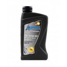 Масло трансмиссионное ALPINE Gear Oil TDL API GL-4/GL-5 80W-90 (1л)