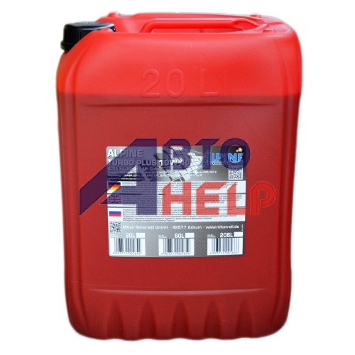 Масло моторное Alpine Turbo Plus 10W-40 (20л)