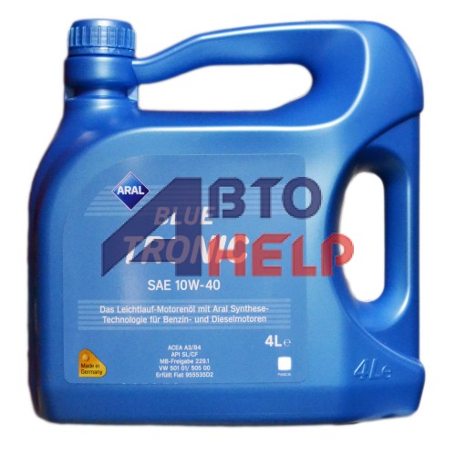 Масло моторное Aral Blue Tronic 10W-40 (4л)