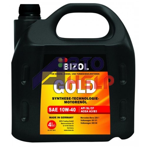 Масло моторное Bizol GOLD 10W-40 (1л)