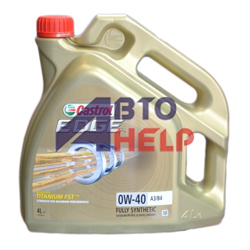 Масло моторное Castrol Edge Titanium 0W-40 (4л)