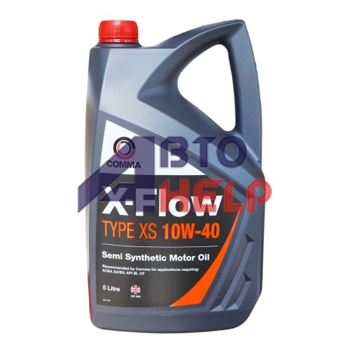 Масло моторное Comma X-FLOW XS SEMISYNT 10W-40 (5л)