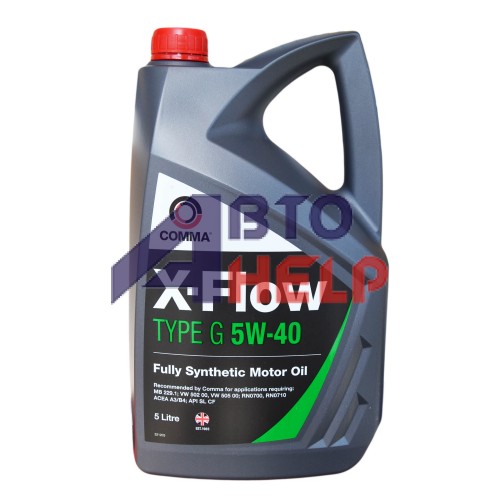 Масло моторное Comma X-FLOW G  SYNT 5W-40 (5л)