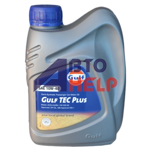 Масло моторное GULF TEC PLUS 10W-40 (1л)