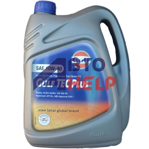 Масло моторное GULF TEC PLUS 10W-40 (4л)