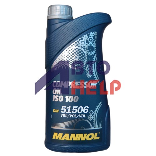 Масло компрессионное MANNOL Compresor oil ISO100 (1л)