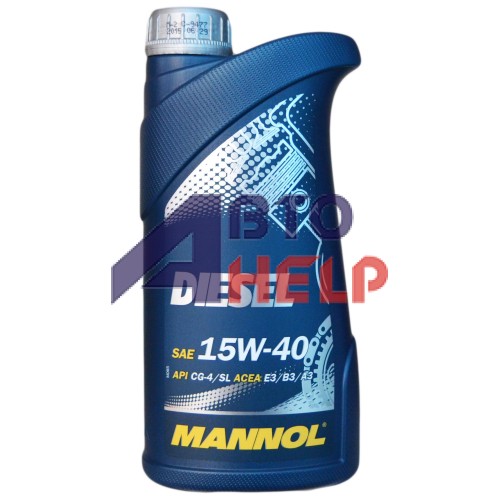 Масло моторное MANNOL Diesel CF-4 15w-40 (1л)