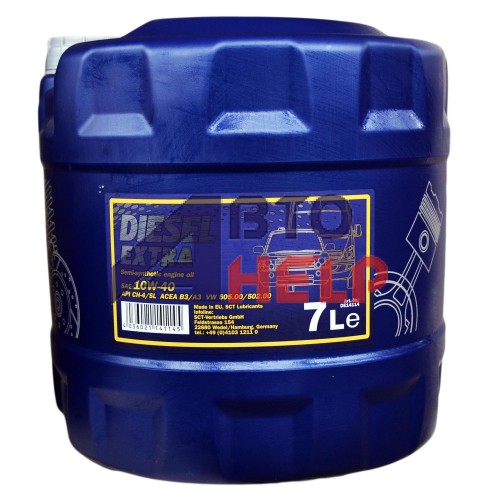 Масло моторное MANNOL Diesel EXTRA 10w-40 (7л)