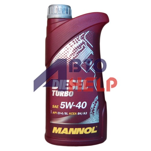 Масло моторное MANNOL Diesel TURBO CG-4/SJ 5W-40 (1л)