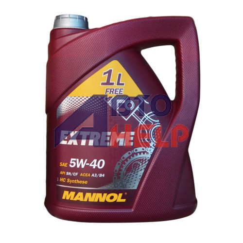 Масло моторное MANNOL Extreme SL/CF 5w-40 (5л)